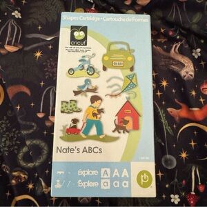 Cricut Nate's ABCs Cartridge - blue, green, yellow